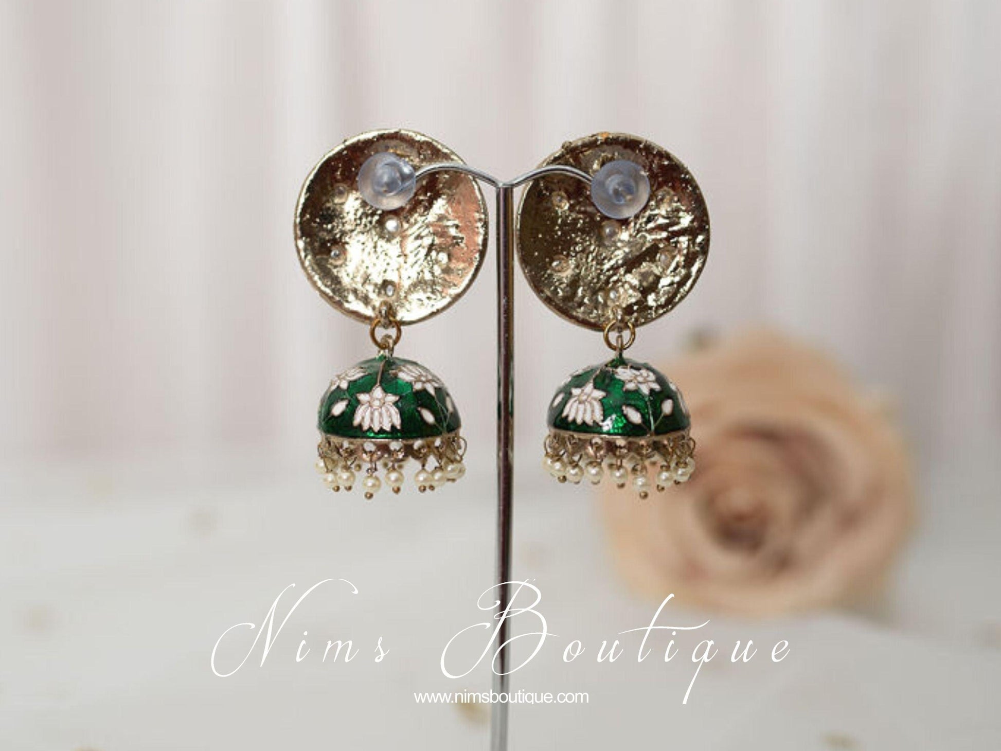Nims Boutique Natasha Dark Green Blossom Chumke