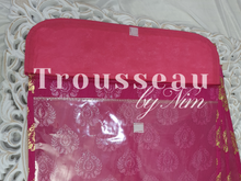 Hot Pink Paisley Brocade Sari Bag