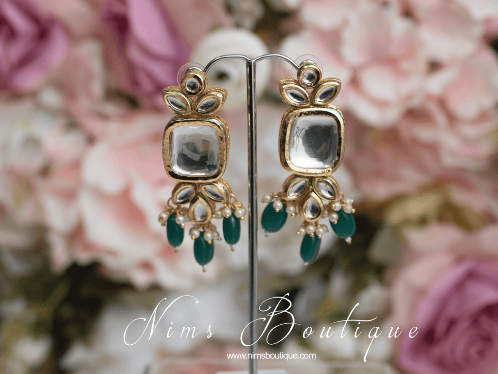 Nims Boutique Raman Green Kundan Choker Set