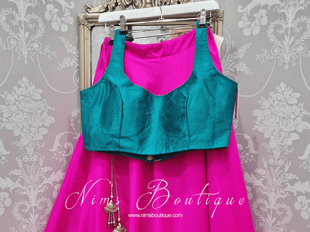 Nims Boutique The NB Peacock Green Blouse 10-12