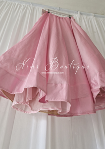 Readymade Pink Silk skirt/lehnga (sizes 4-22)