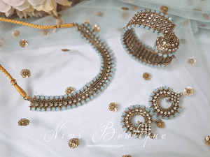 Light Blue Royal Bracelet with chumka