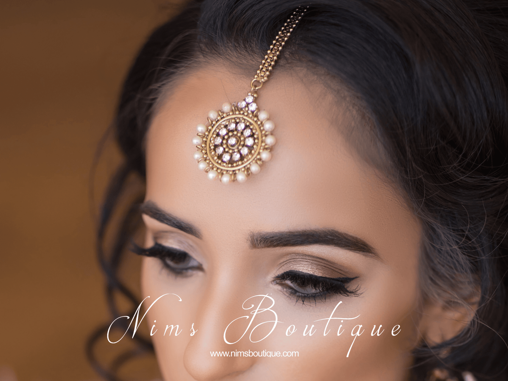 Nims Boutique Kriti Royal Pearl Tikka Set