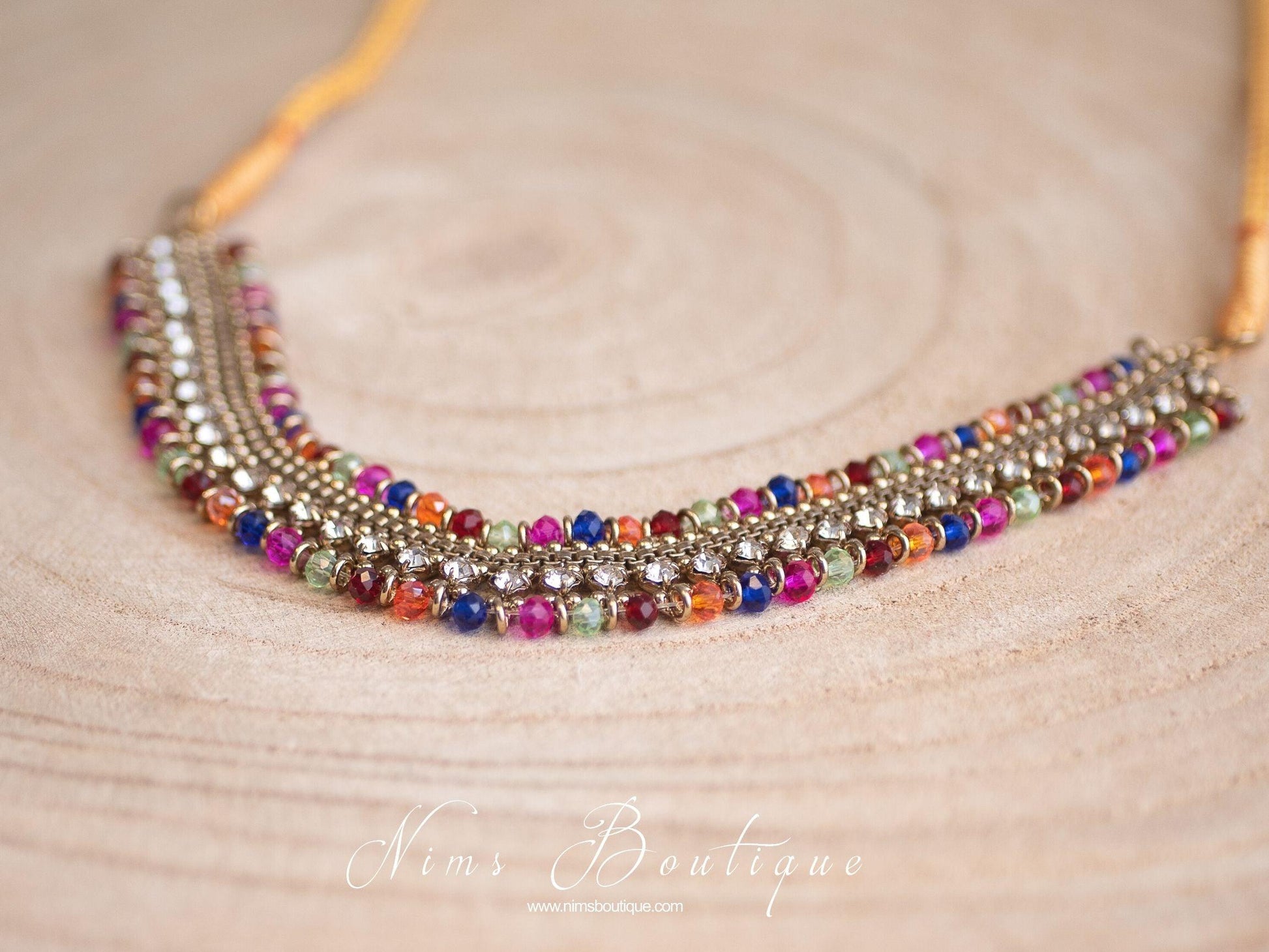 Nims Boutique Royal Multicolour Necklace