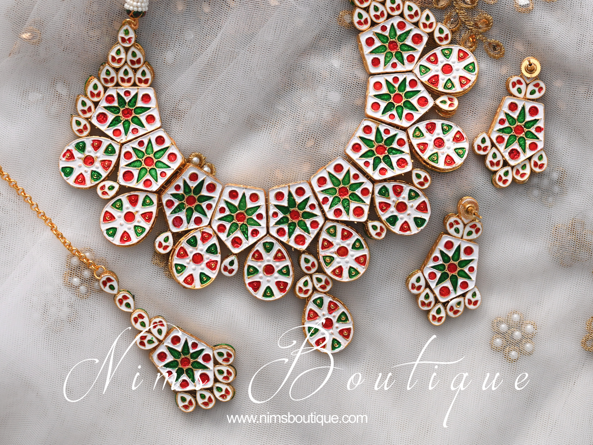 Nims Boutique Katrina Classic Kundan Set