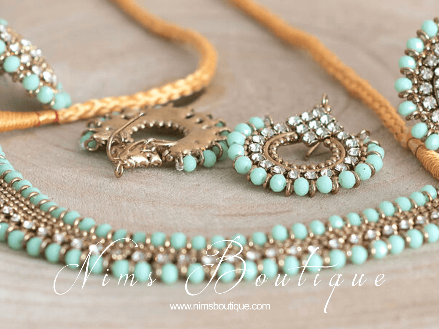 Vidya Mint Earrings