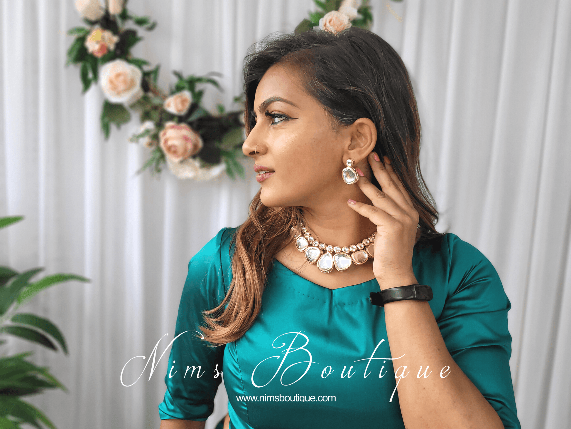 Nims Boutique Roshni Kundan Set
