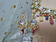 Nims Boutique Anya Kundan & Multicolour Set