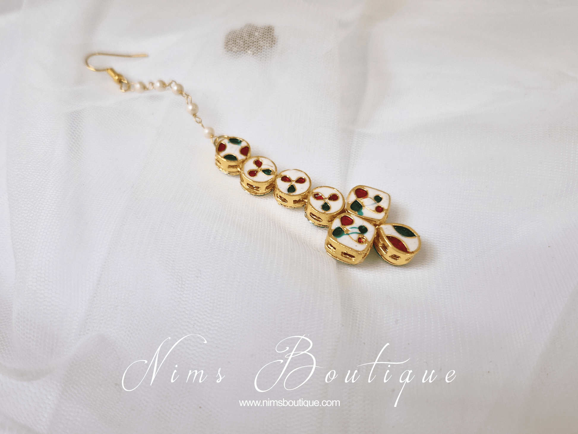 Nims Boutique Small Kundan Stone Tikka