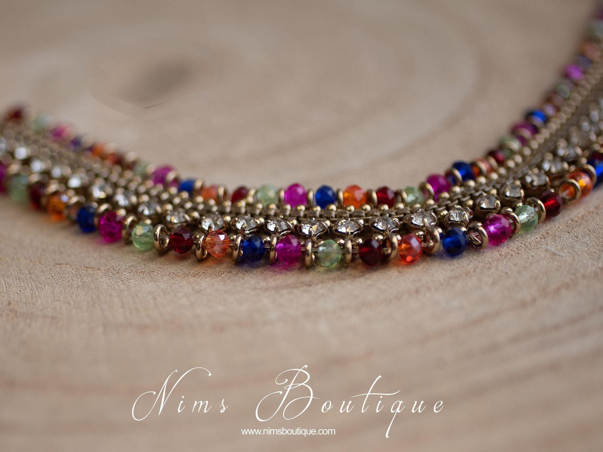Nims Boutique Royal Multicolour Necklace