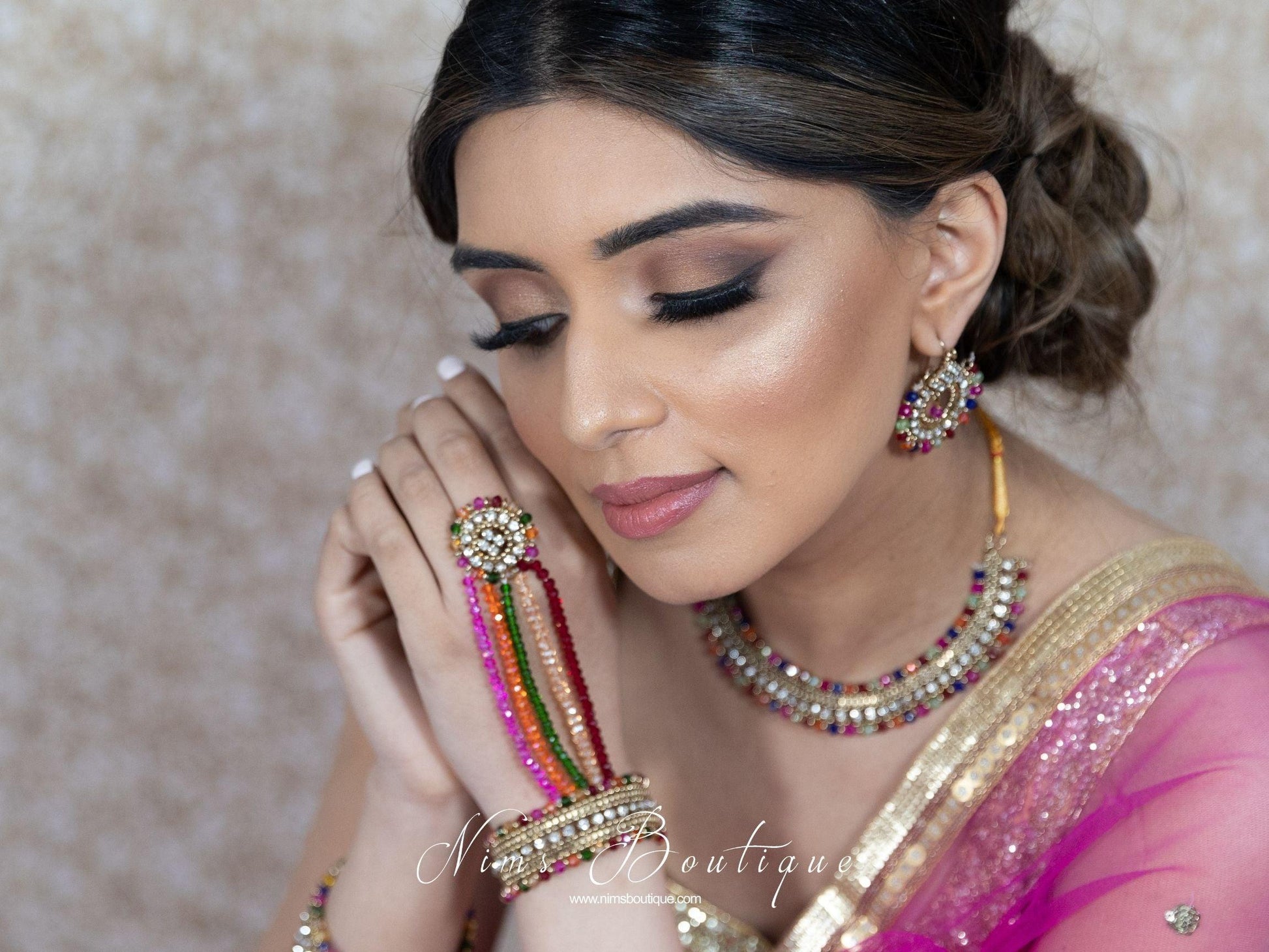 Nims Boutique Royal Multicolour Necklace