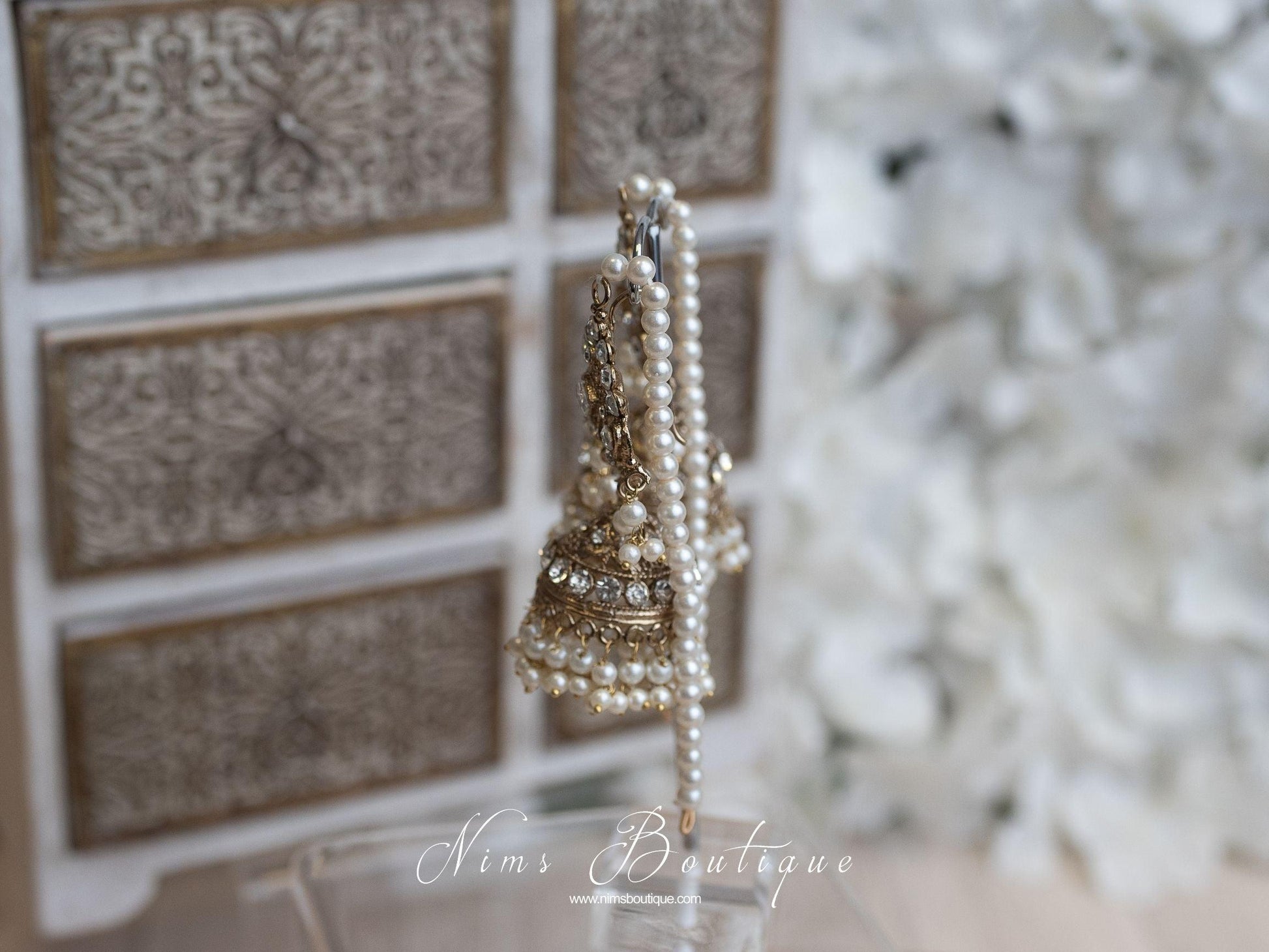 Nims Boutique Tamannah Royal Pearl Set