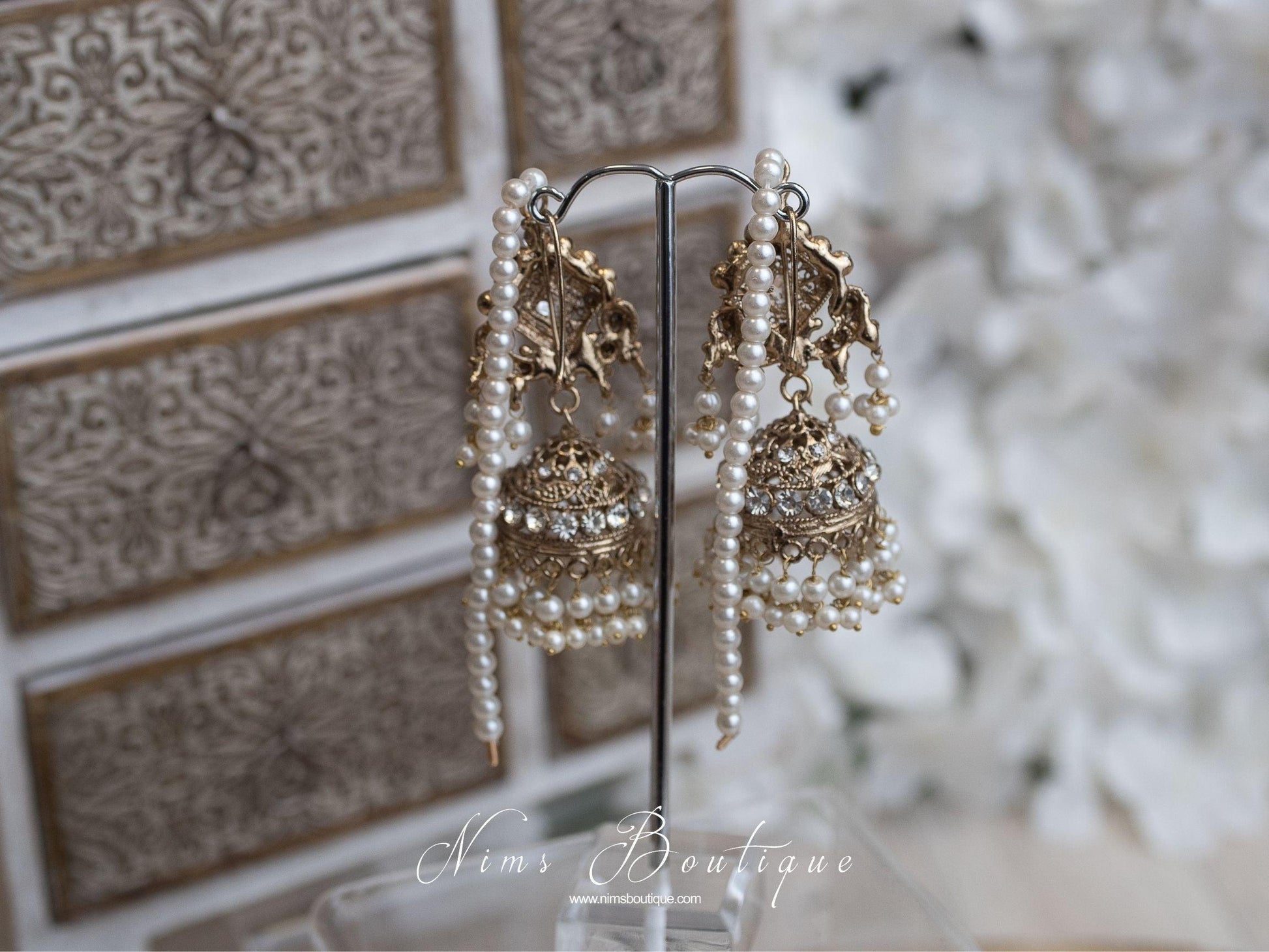 Nims Boutique Tamannah Royal Pearl Set