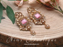 Devika Maharani Pink Stone Choker Set