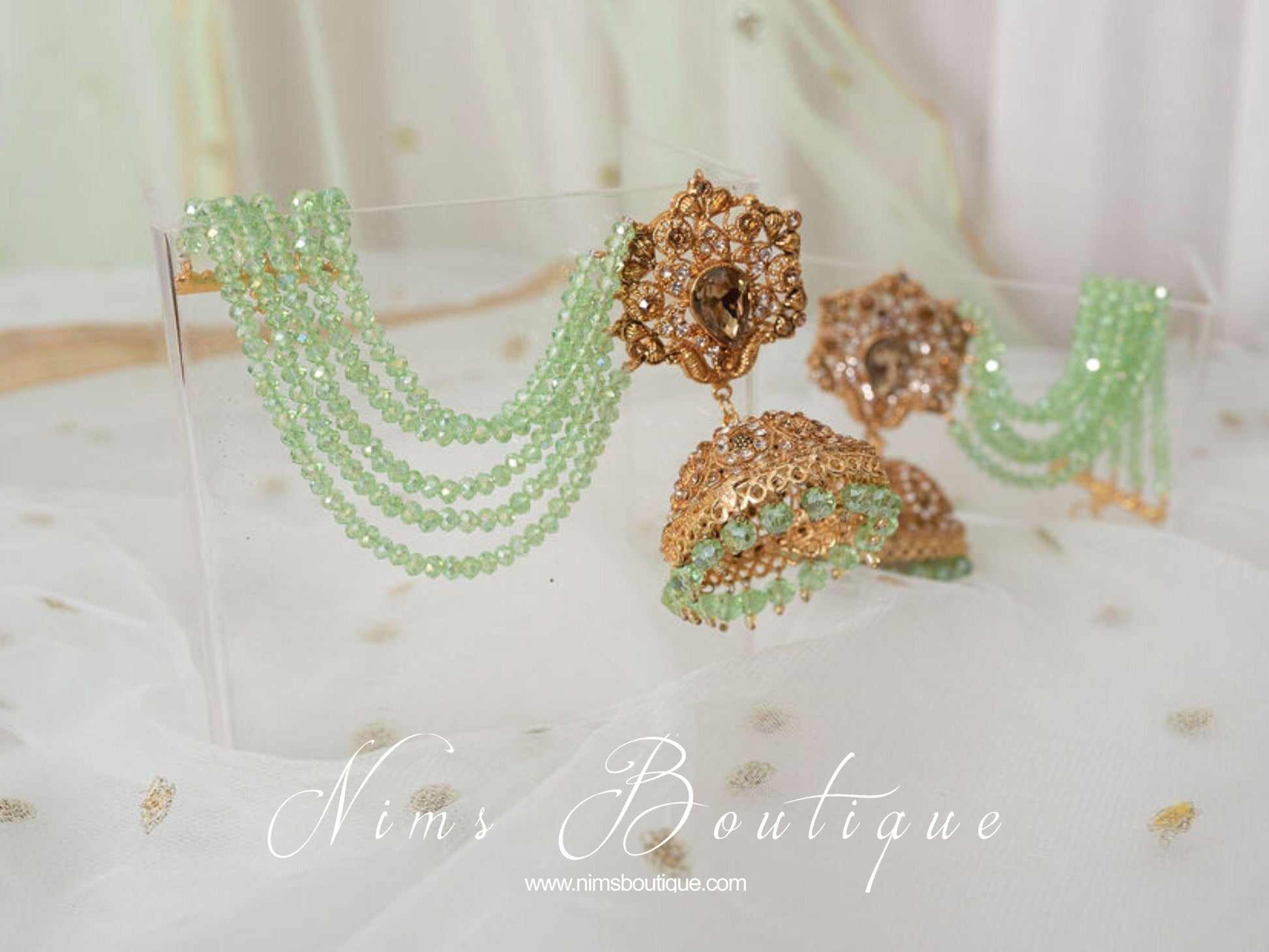 Nims Boutique The NB Maharani Mint Chumke