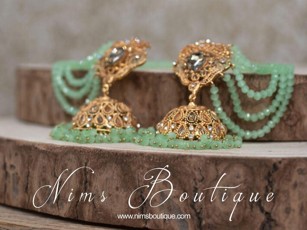 Nims Boutique The NB Maharani Mint Chumke