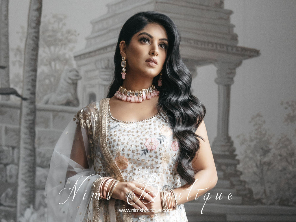 Nims Boutique Athiya Pink Kundan Choker Set