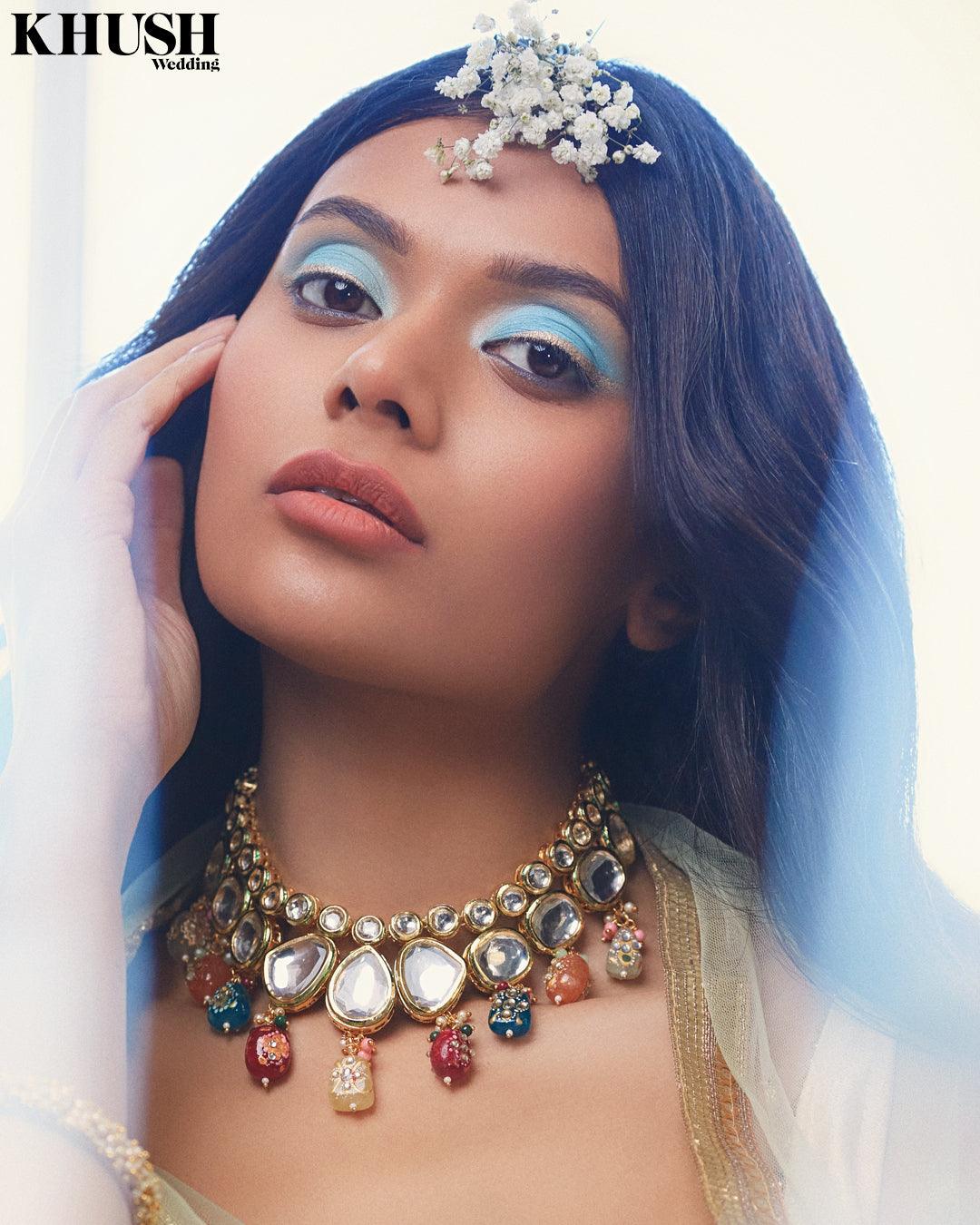 Nims Boutique Ganga Multicolour Luxury Kundan Set 2