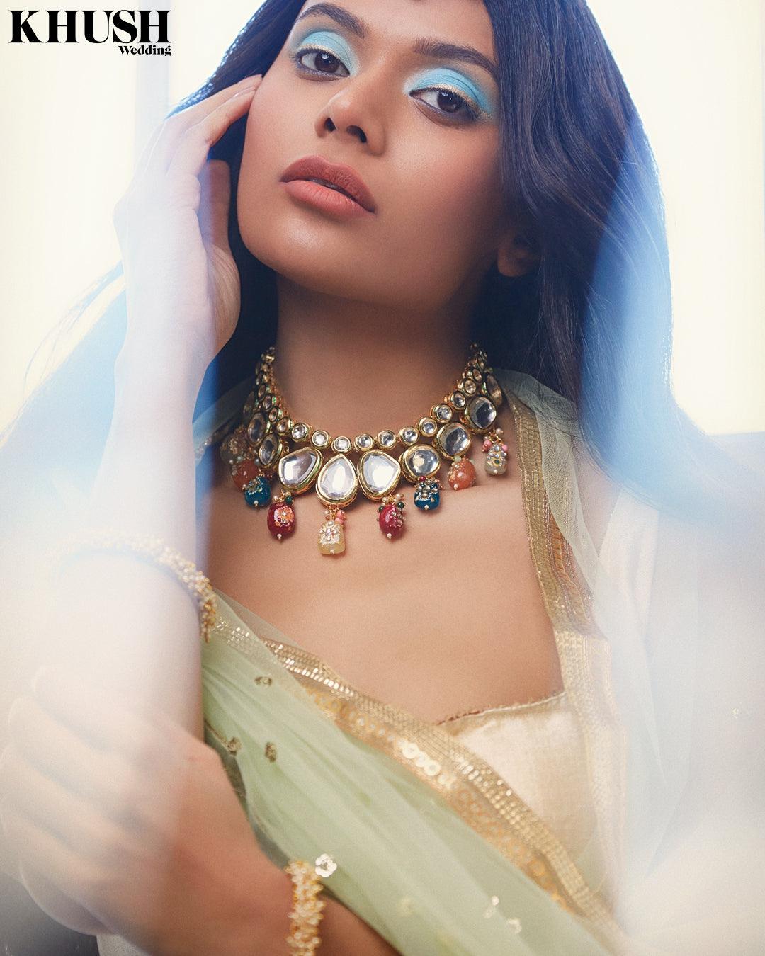 Nims Boutique Ganga Multicolour Luxury Kundan Set 2