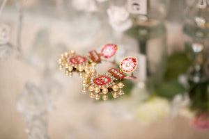 Suhana Red Blossom Earrings