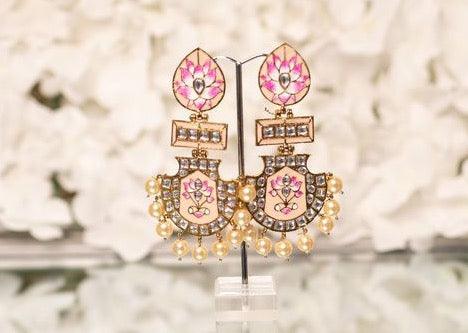 Nims Boutique Suhana Peach Blossom Earrings