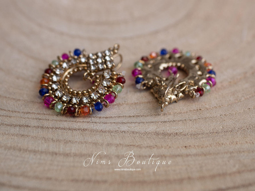 Nims Boutique Vidya Multicolour Earrings
