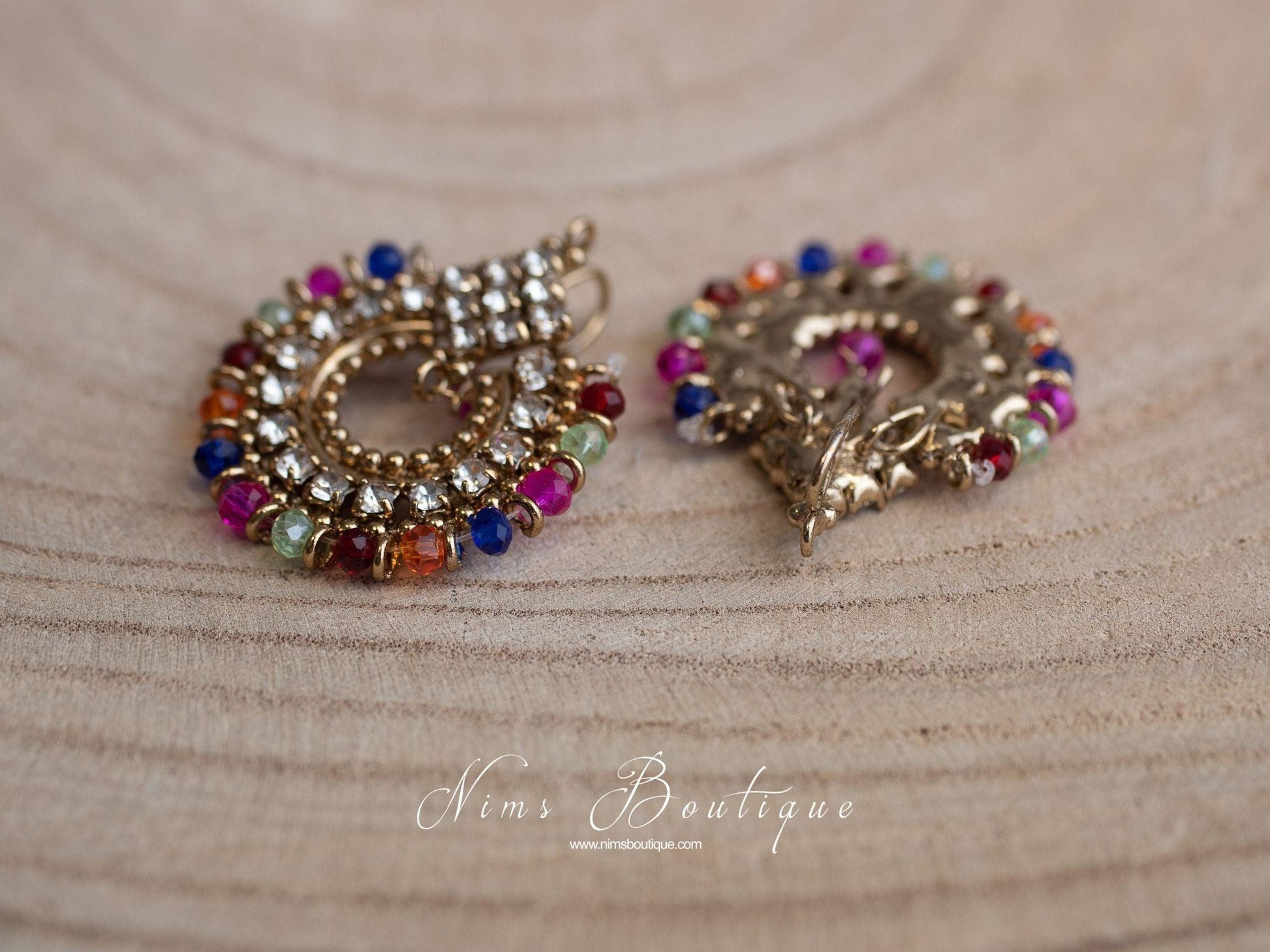 Nims Boutique Vidya Multicolour Earrings