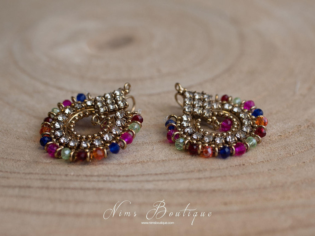 Nims Boutique Vidya Multicolour Earrings