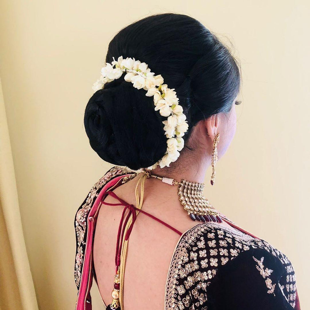 Nims Boutique Jasmine Gajra Faux Hair Flowers